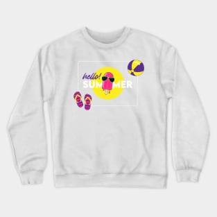 hello summer Crewneck Sweatshirt